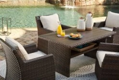 Easy Isle Outdoor Dining Set -Ashley P455 625 820 set 3
