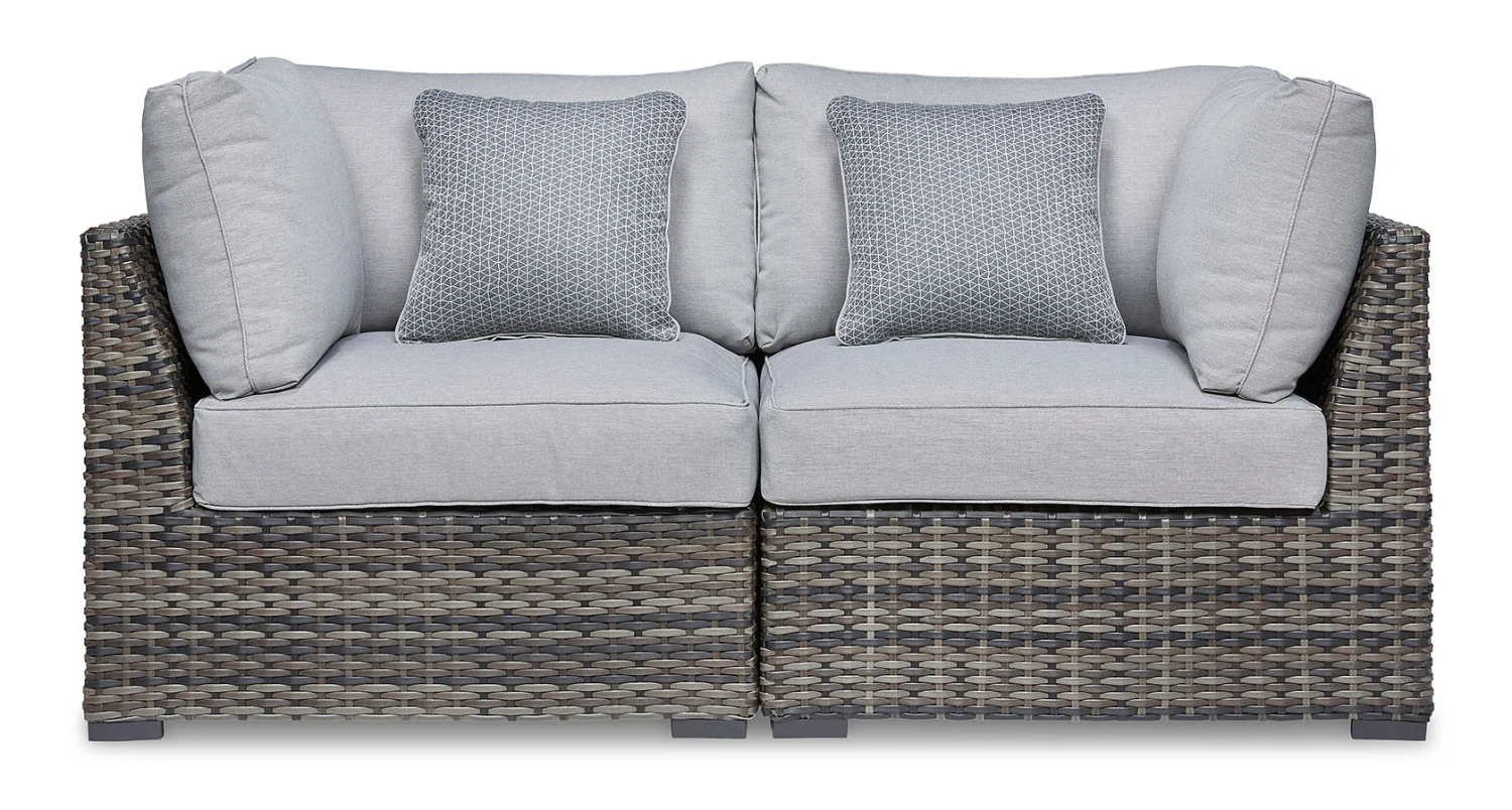 Harbor Court Modular Outdoor Sectional Set W/ Coulee Mills Fire Pit Table 4 Harbor Court Modular Outdoor Sectional Set W/ Coulee Mills Fire Pit Table - Image 4