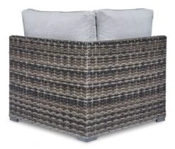 Harbor Court Modular Outdoor Sectional Set W/ Coulee Mills Fire Pit Table 33 Harbor Court Modular Outdoor Sectional Set W/ Coulee Mills Fire Pit Table -Ashley P459 877 corner 4