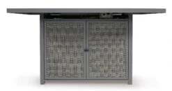 Palazzo Outdoor Bar Table W/ Fire Pit -Ashley P520 665 table 10