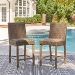 Walton Bridge Outdoor Barstool (Set Of 2)