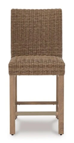 Walton Bridge Outdoor Fire Pit Bar Table Set -Ashley P749 130 barstool 2