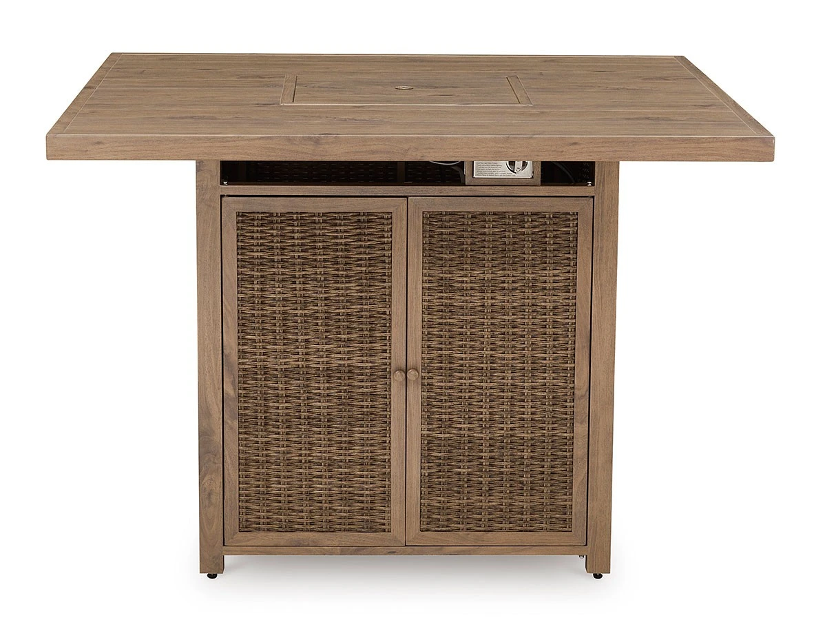 Walton Bridge Outdoor Bar Table W/ Fire Pit 4 Walton Bridge Outdoor Bar Table W/ Fire Pit - Image 4