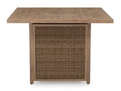 Walton Bridge Outdoor Fire Pit Bar Table Set -Ashley P749 665 bar table 7