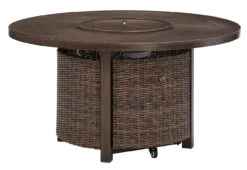 Paradise Trail Round Fire Pit Table -Ashley P750 776 table 5