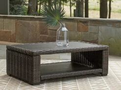 Brook Ranch Outdoor Sectional Set -Ashley P783 701 table 1