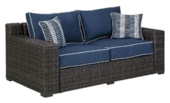 Grasson Lane Outdoor Loveseat -Ashley P783 835 loveseat 3