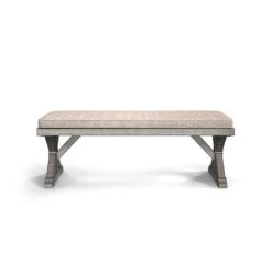 Beach Front Outdoor Trestle Dining Set W/ Beachcroft Chairs And Bench 25 Beach Front Outdoor Trestle Dining Set W/ Beachcroft Chairs And Bench -Ashley P791 600 bench 2 1