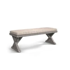 Beach Front Outdoor Trestle Dining Set W/ Beachcroft Chairs And Bench 30 Beach Front Outdoor Trestle Dining Set W/ Beachcroft Chairs And Bench -Ashley P791 600 bench 3 1