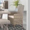 Beach Front Outdoor Dining Set W/ Beachcroft Arm Chairs