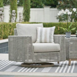 Seton Creek Outdoor Swivel Lounge Chair