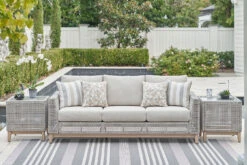 Seton Creek Outdoor Seating Set -Ashley P798 838 sofa 2