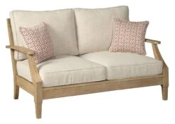 Clare View Outdoor Loveseat -Ashley P801 835 loveseat 3