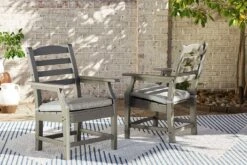 Visola Outdoor Dining Set W/ Bench -Ashley P802 601A chair 1 2