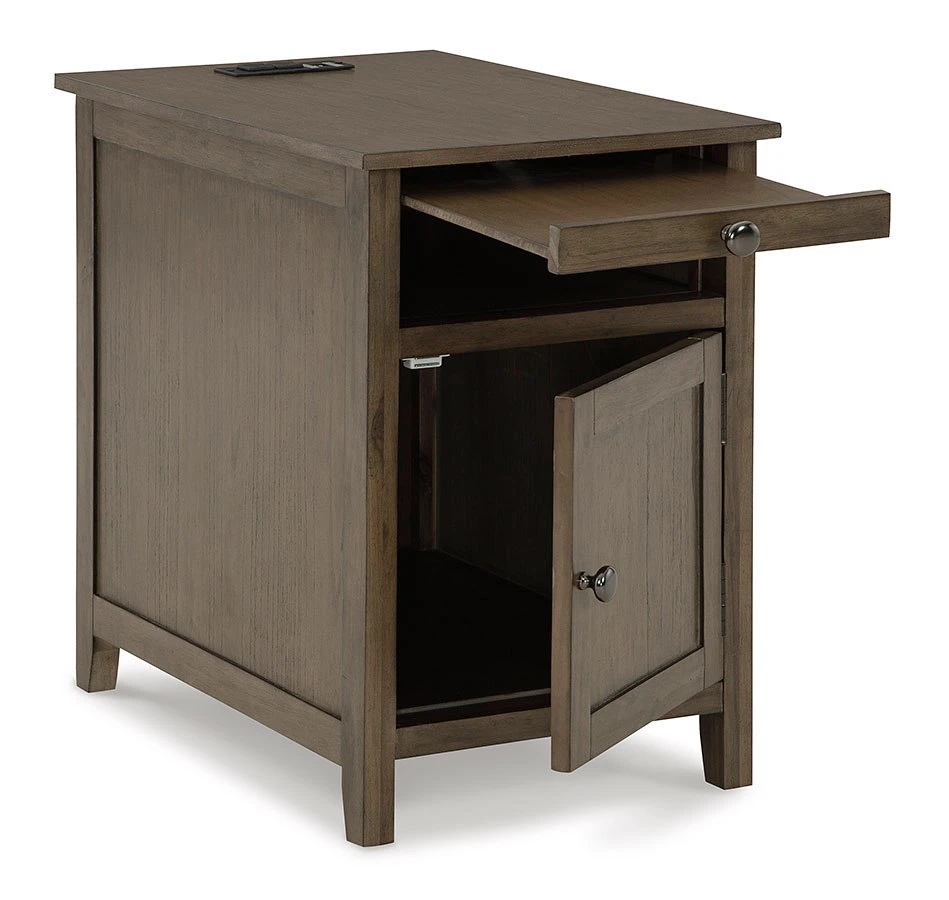 Treytown Chairside End Table (Grayish Brown) 10 Treytown Chairside End Table (Grayish Brown) - Image 10