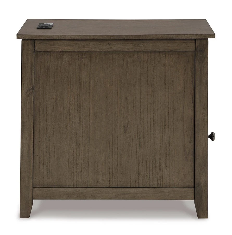 Treytown Chairside End Table (Grayish Brown) 11 Treytown Chairside End Table (Grayish Brown) - Image 11