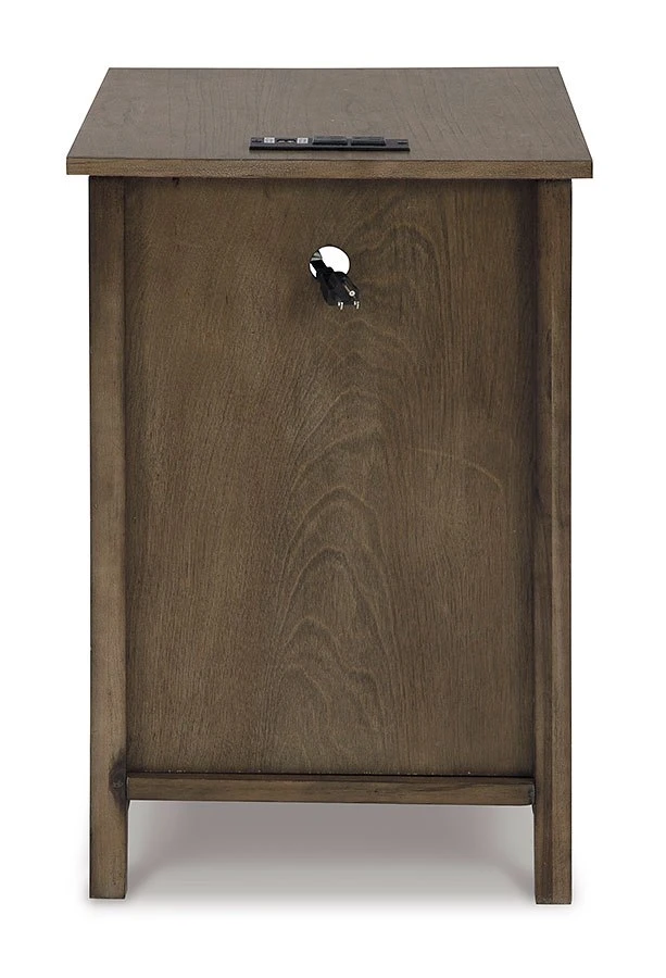 Treytown Chairside End Table (Grayish Brown) 12 Treytown Chairside End Table (Grayish Brown) - Image 12