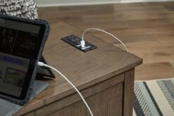 Treytown Chairside End Table (Grayish Brown) 16 Treytown Chairside End Table (Grayish Brown) -Ashley T300 217 table 5