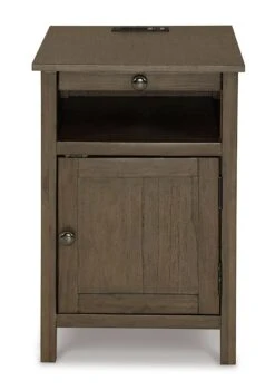 Treytown Chairside End Table (Grayish Brown) 19 Treytown Chairside End Table (Grayish Brown) -Ashley T300 217 table 8