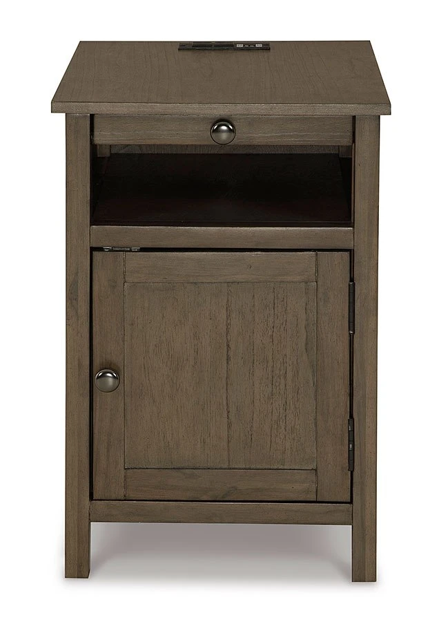 Treytown Chairside End Table (Grayish Brown) 8 Treytown Chairside End Table (Grayish Brown) - Image 8