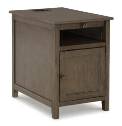 Treytown Chairside End Table (Grayish Brown) 20 Treytown Chairside End Table (Grayish Brown) -Ashley T300 217 table 9