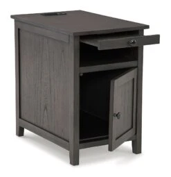 Treytown Chairside End Table (Gray) 21 Treytown Chairside End Table (Gray) -Ashley T300 317 table 10