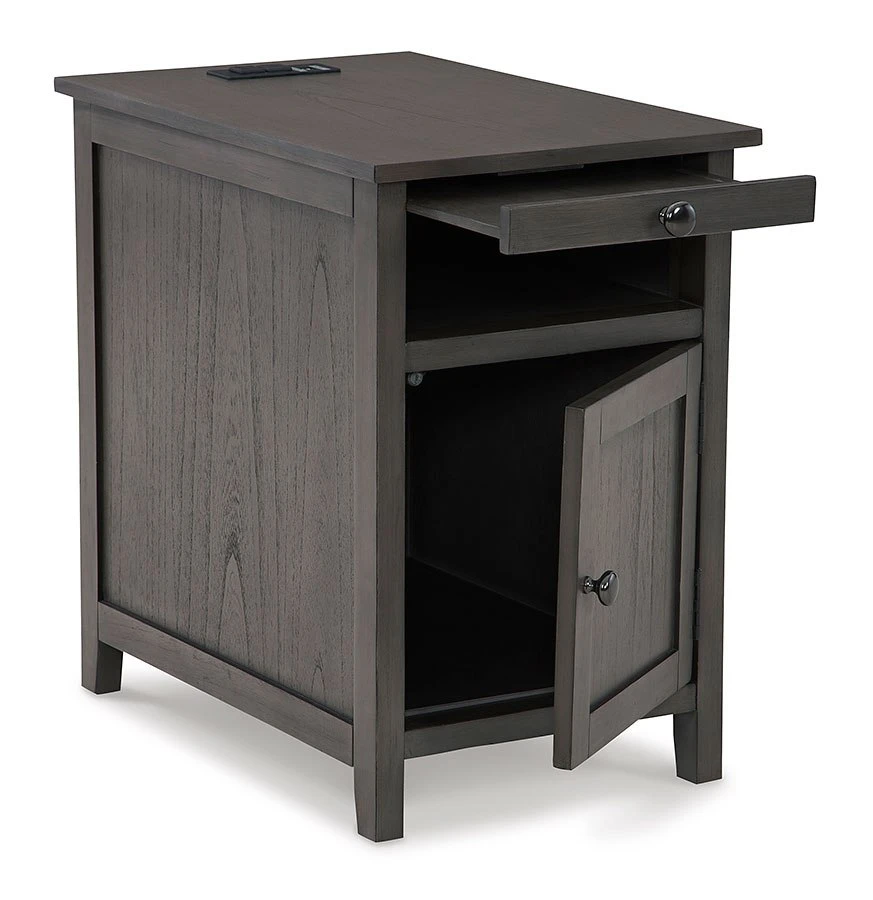 Treytown Chairside End Table (Gray) 10 Treytown Chairside End Table (Gray) - Image 10