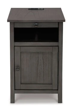 Treytown Chairside End Table (Gray) 19 Treytown Chairside End Table (Gray) -Ashley T300 317 table 8