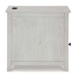 Treytown Chairside End Table (Antique White) -Ashley T300 517 table 11