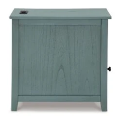 Treytown Chairside End Table (Teal) -Ashley T300 717 table 11