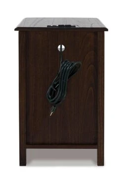 Devonsted Chairside End Table (Dark Brown) -Ashley T310 217 table 9