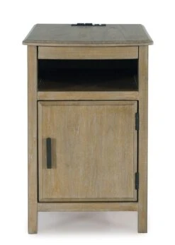 Devonsted Chairside End Table (Light Brown) -Ashley T310 317 table 5