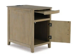 Devonsted Chairside End Table (Light Brown) -Ashley T310 317 table 7