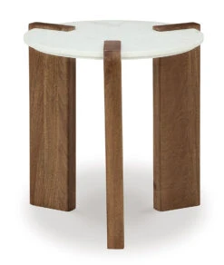Isanti Round End Table -Ashley T652 6 table 3 1