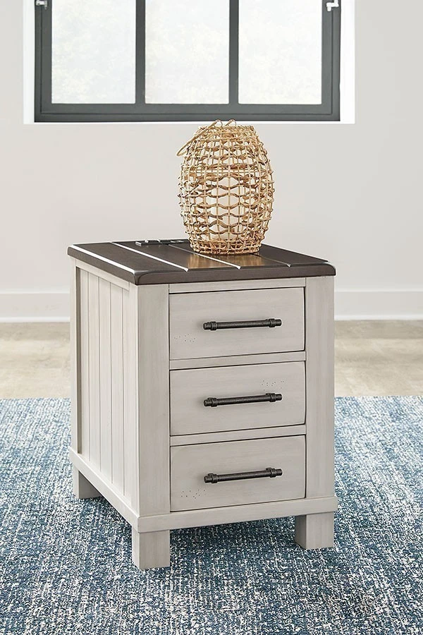Darborn Chairside End Table W/ USB Charging Ports 1 Darborn Chairside End Table W/ USB Charging Ports
