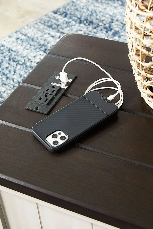 Darborn Chairside End Table W/ USB Charging Ports 2 Darborn Chairside End Table W/ USB Charging Ports - Image 2