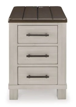 Darborn Chairside End Table W/ USB Charging Ports 8 Darborn Chairside End Table W/ USB Charging Ports -Ashley T796 7 table 3 1