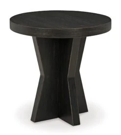 Galliden Round End Table -Ashley T841 6 table 3 1
