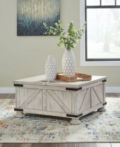 Carynhurst Cocktail Table W/ Storage
