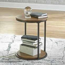 Fridley Round End Table